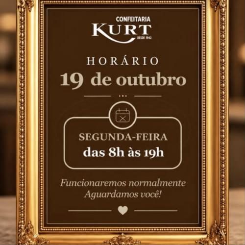 Horário de 19 de outubro